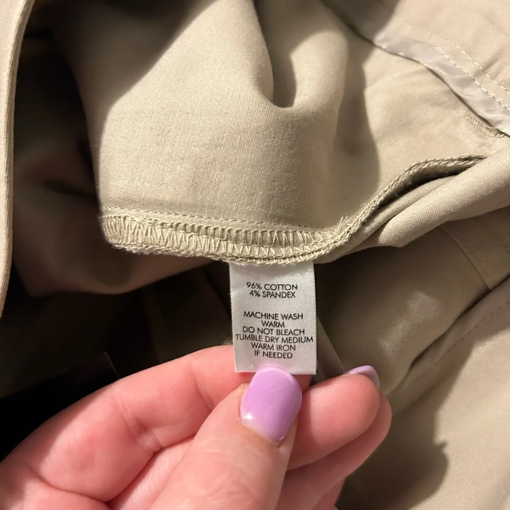 NEW Ann Taylor LOFT Tan Mini Skirt Size 6 - Picture 6 of 6